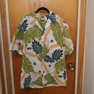 Tropical button down Hawaiian shirt Winnie Fashion